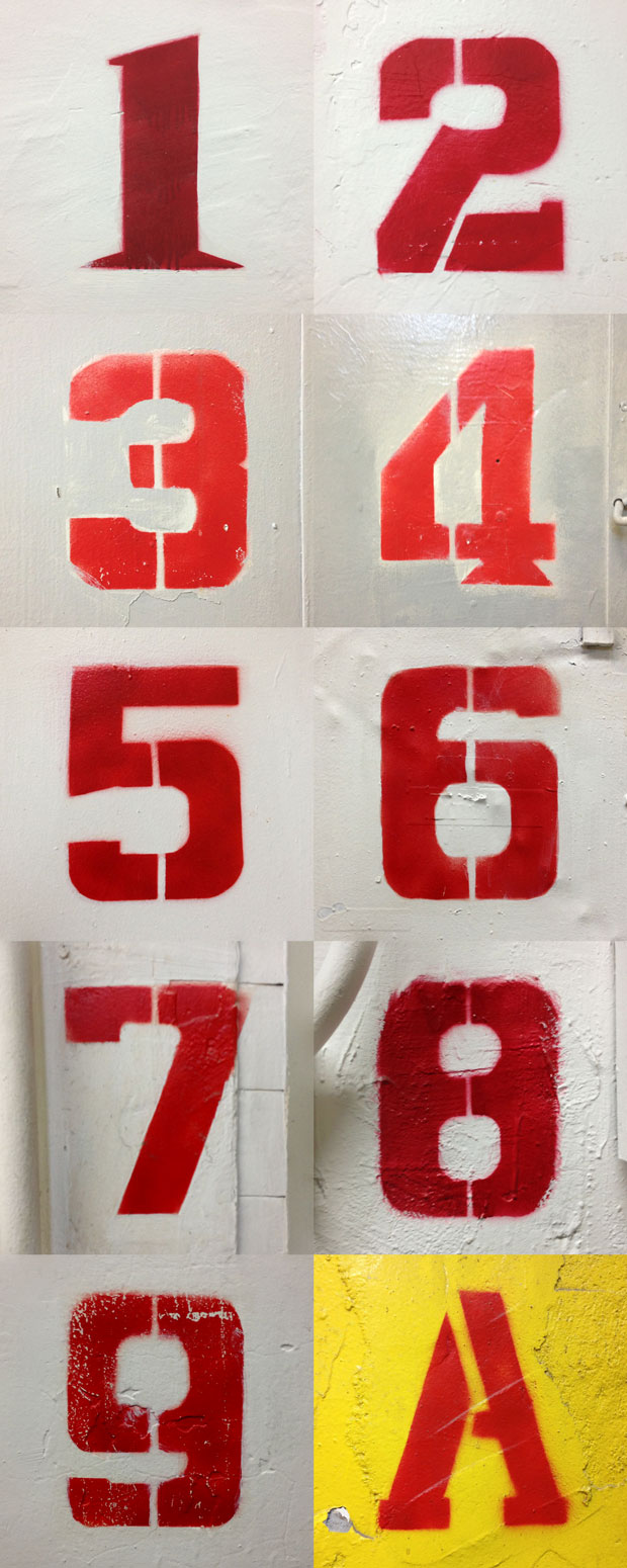 Number Stencils