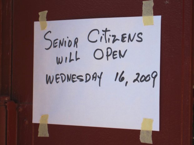 Senior Citizens Will Open
