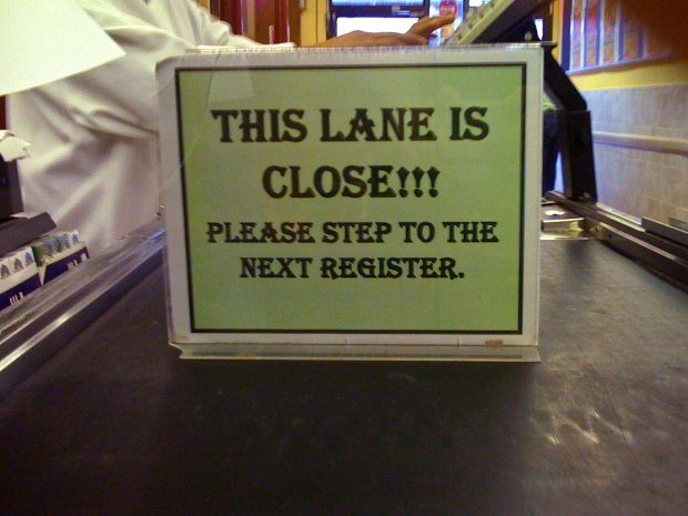 This Lane Is Close