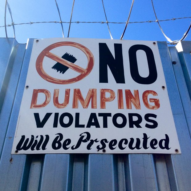 No Dumping Violators